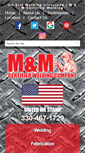 Mobile Screenshot of mmcertifiedwelding.com